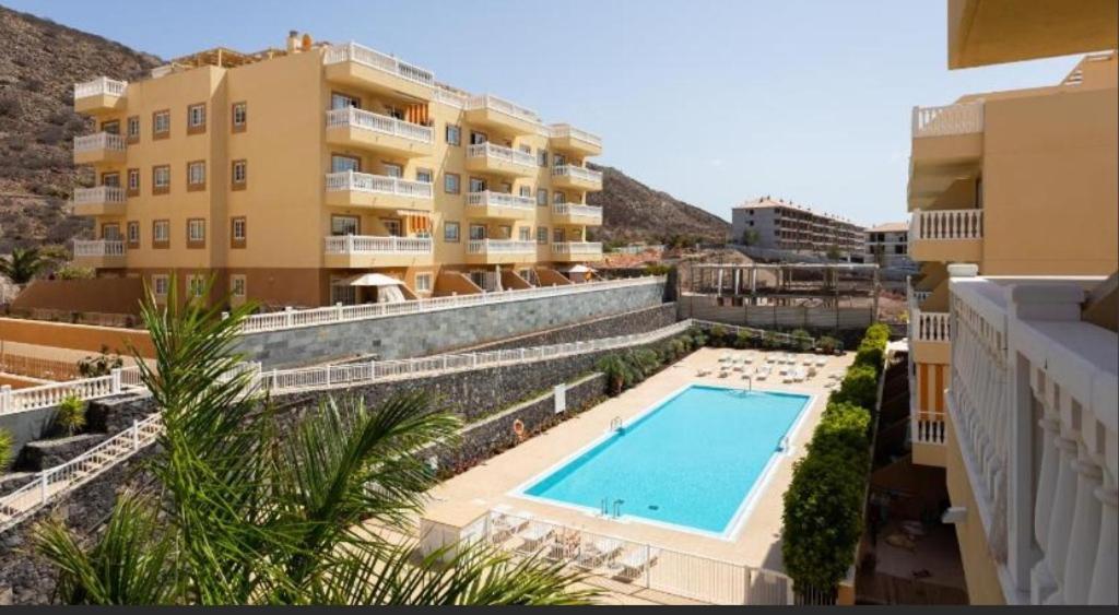 Apartmán Palm-Mar Heated Pool,Parking,Air,Wifi Exteriér fotografie